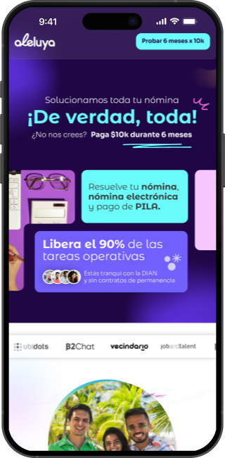 Aleluya — solución de nómina